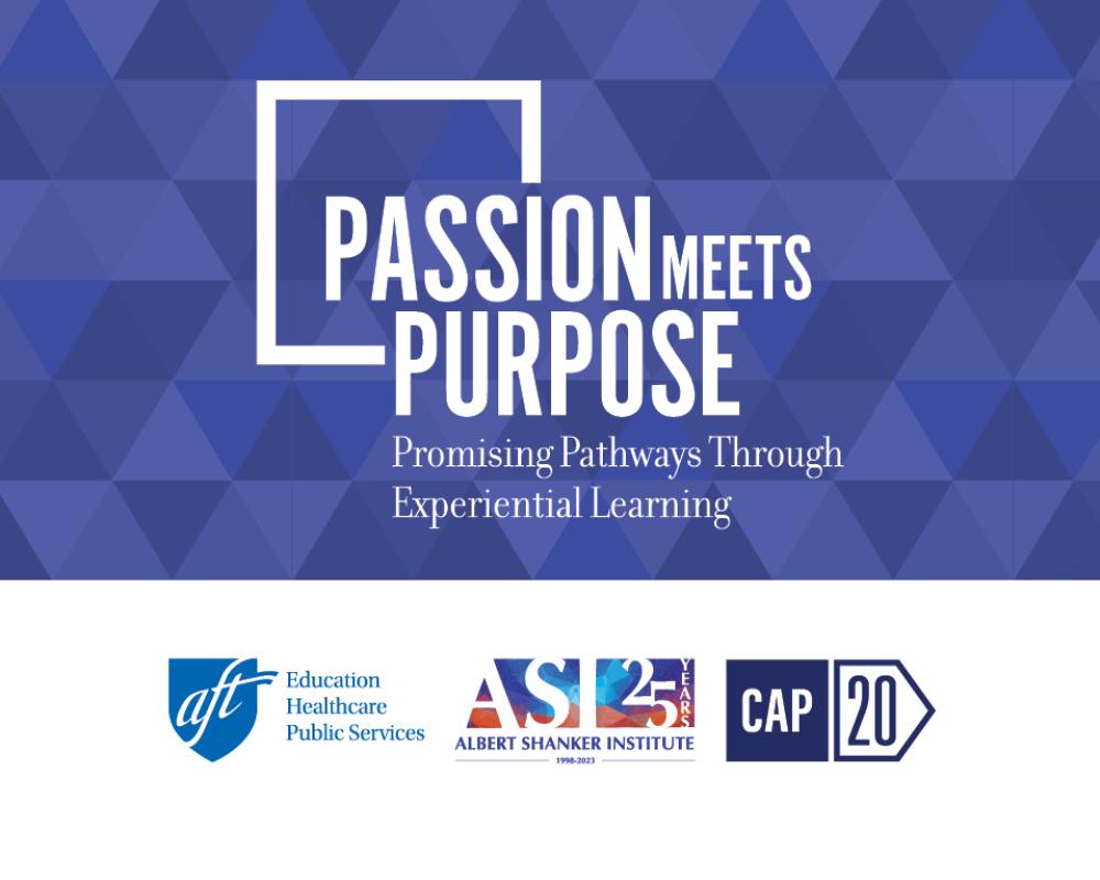 logo for experiential learning conference PASSION MEETS PURPOSE